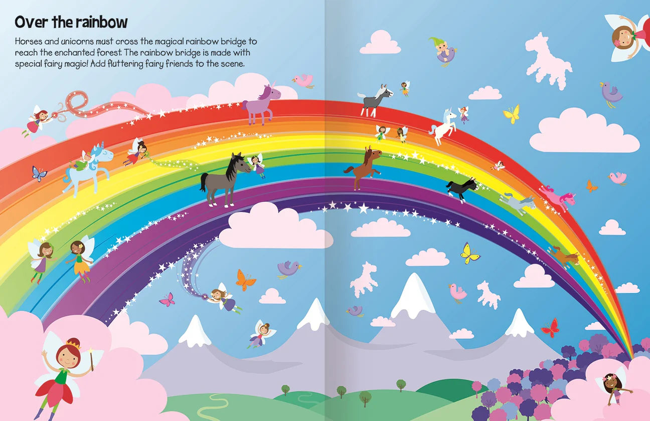 555 Sticker Fun Horses & Unicorns