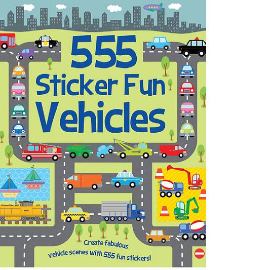 555 Sticker Fun Vehicles