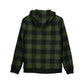 Swanndri Kid's Crooked River Wool Hoodie Olive/Black Check