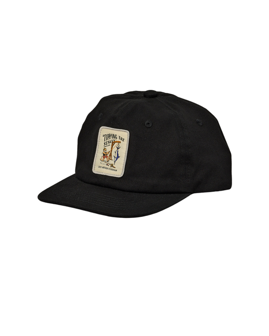 Just Another Fisherman Mini Tipping The Scales Keep Cap Black