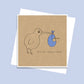 The Little Card Factory Blue Little Kiwi Card