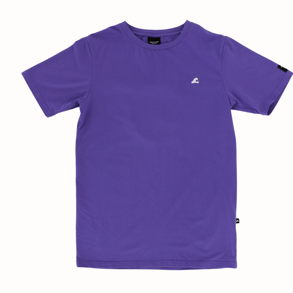 Hello Stranger Good Things Short Sleeve Tee Purple