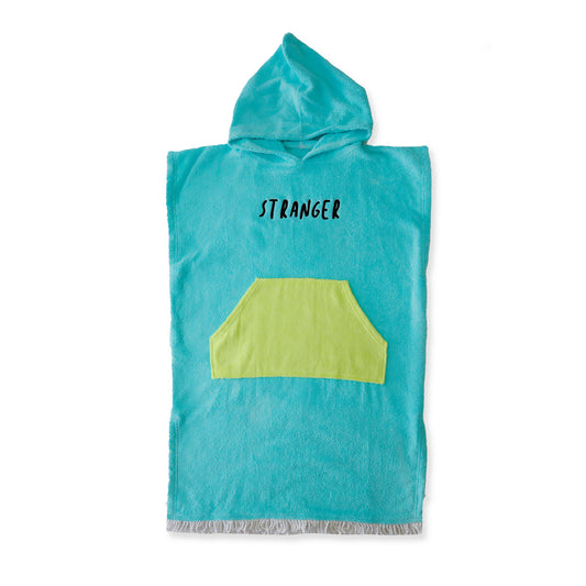 Hello Stranger Stranger Poncho Towel Turquoise