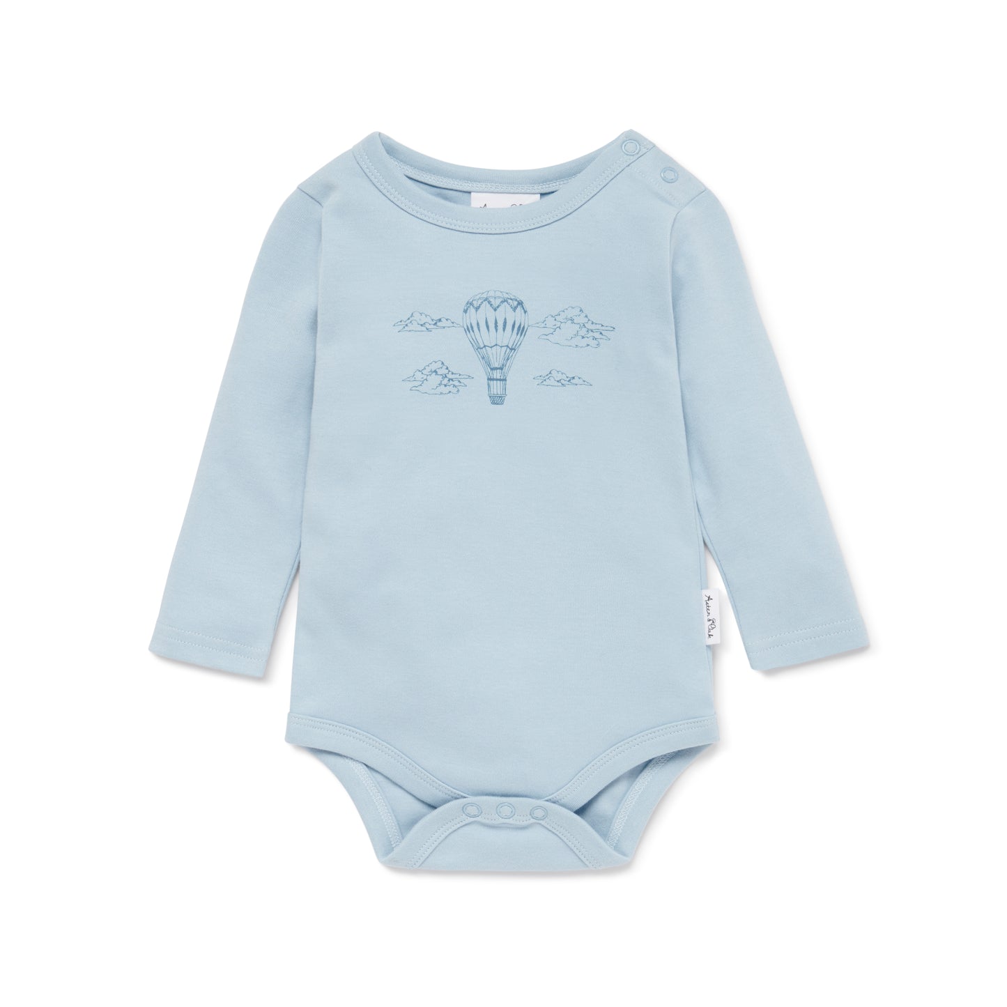 Aster & Oak Air Balloon Print Onesie