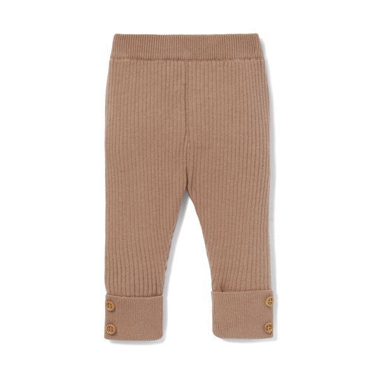 Aster & Oak Cocoa Knit Rib Legging