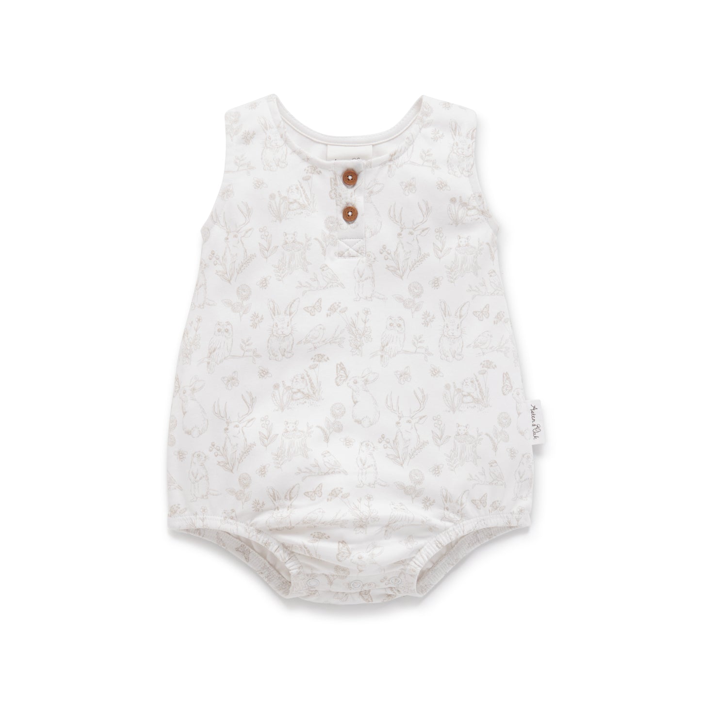 Aster & Oak Cute Creatures Romper