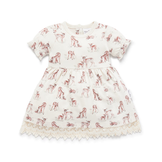 Aster & Oak Fawn Ruffle Dress *Pre-order*