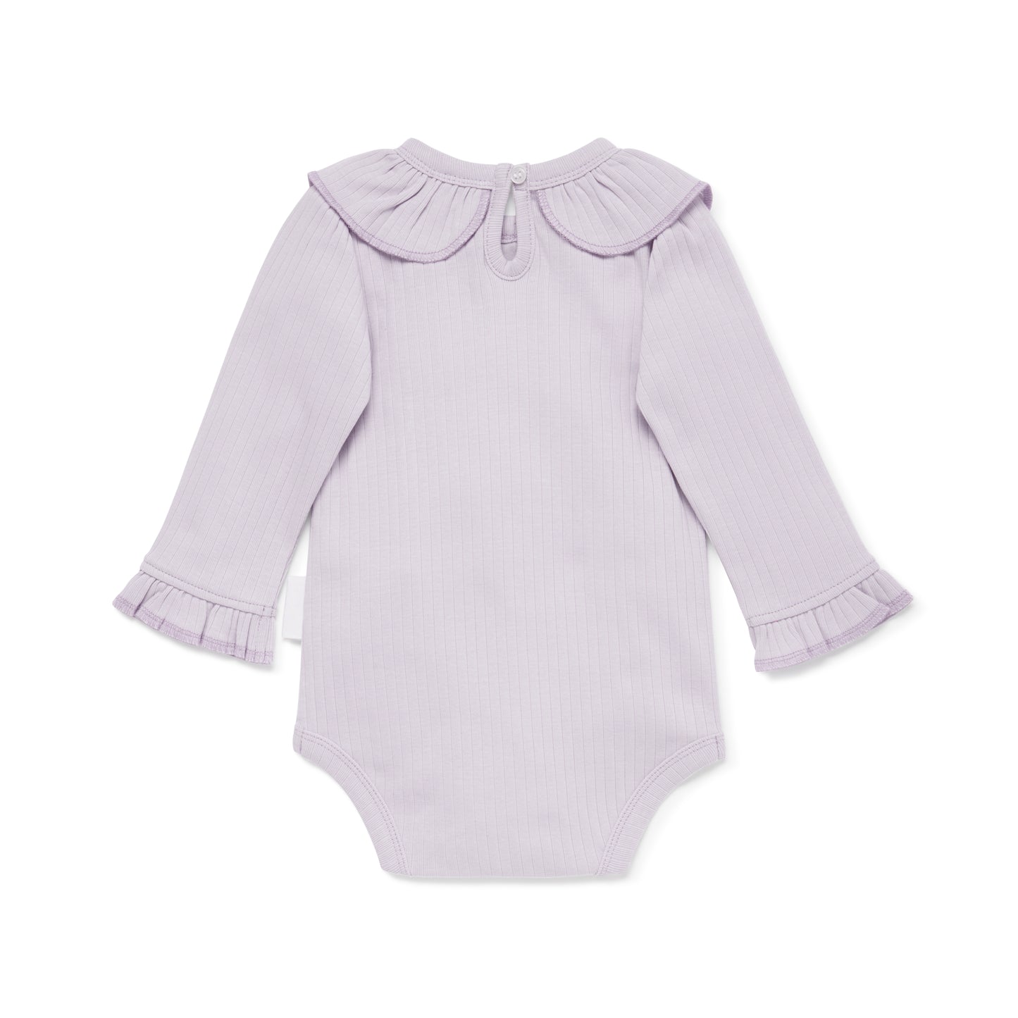 Aster & Oak Lavender Pointelle Rib Onesie