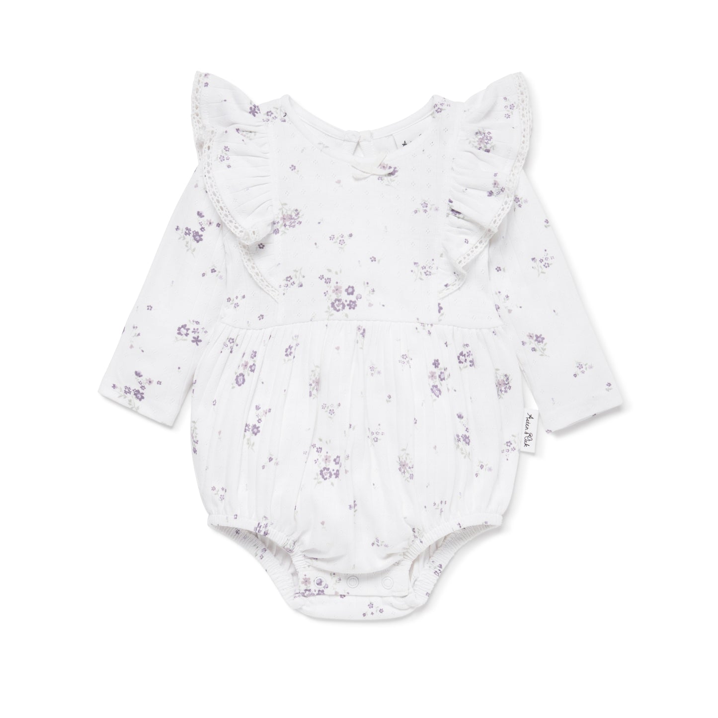 Aster & Oak Grace Floral Bubble Romper