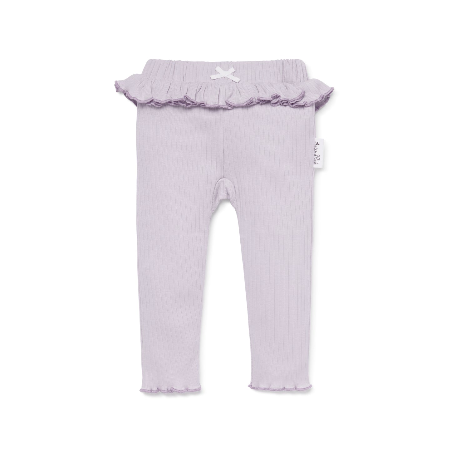 Aster & Oak Lavender Pointelle Rib Legging