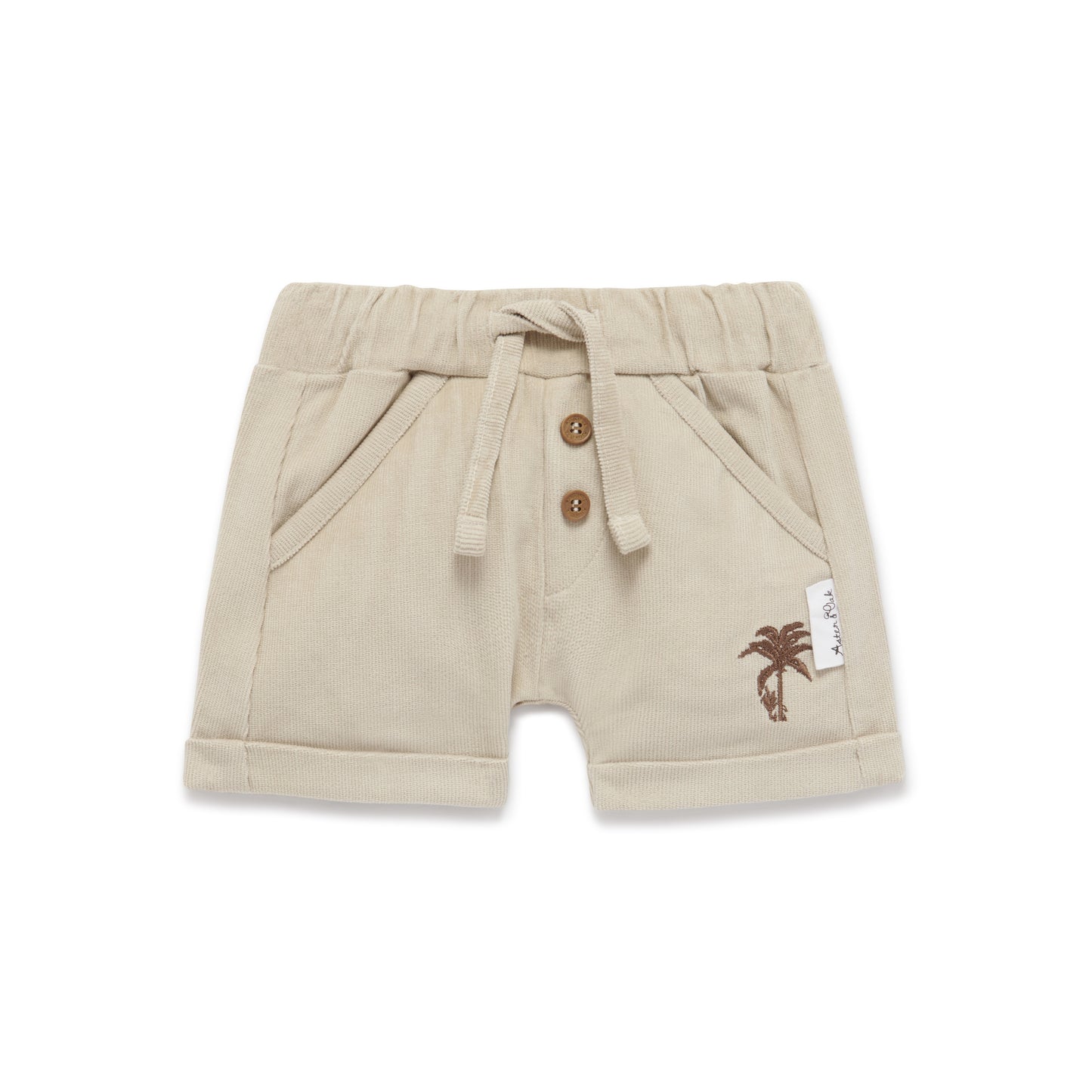 Aster & Oak Sand Cord Shorts