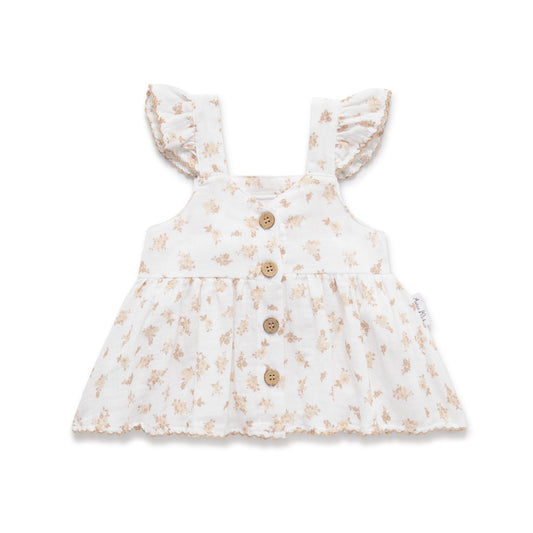 Aster & Oak Sable Floral Muslin Top *Pre-order*