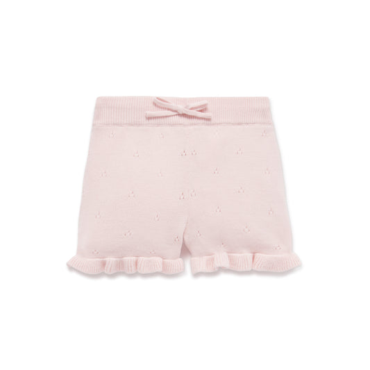 Aster & Oak Pink Rose Knit Shorts *Pre-order*