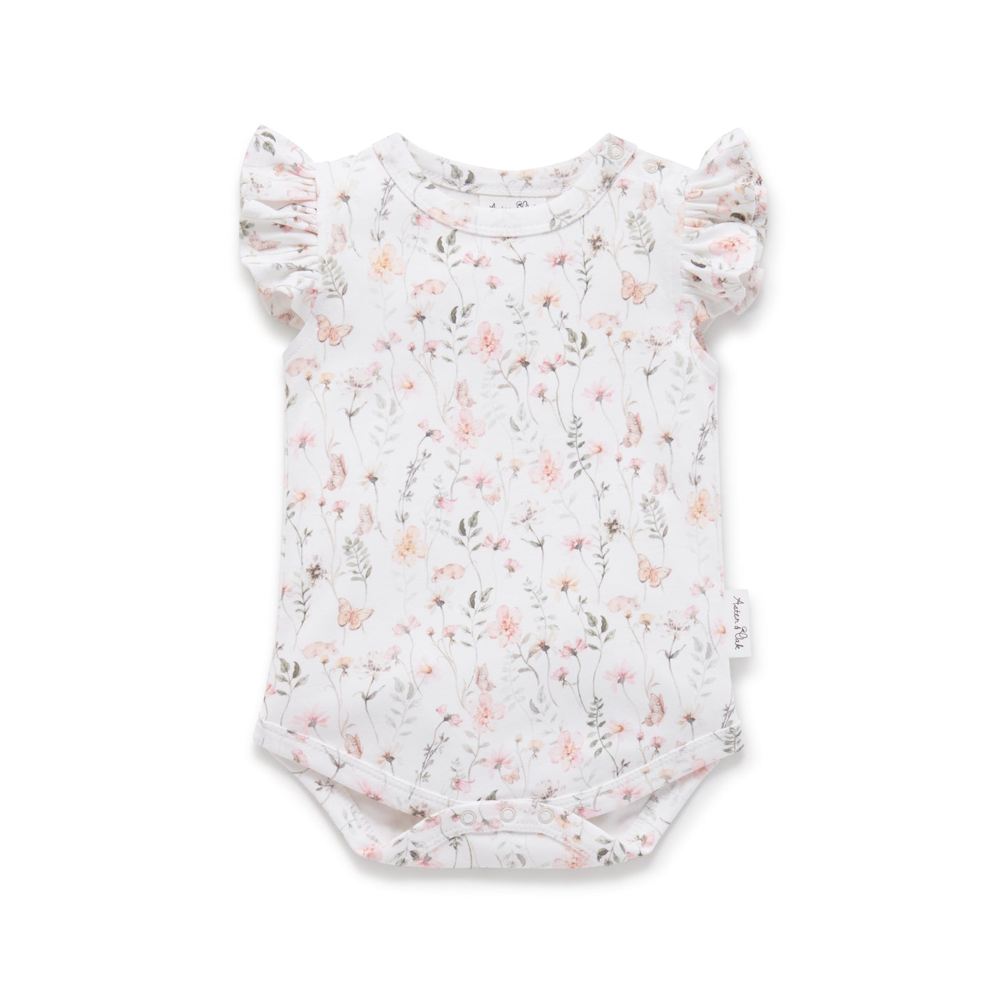 Aster & Oak Secret Garden AOP Onesie