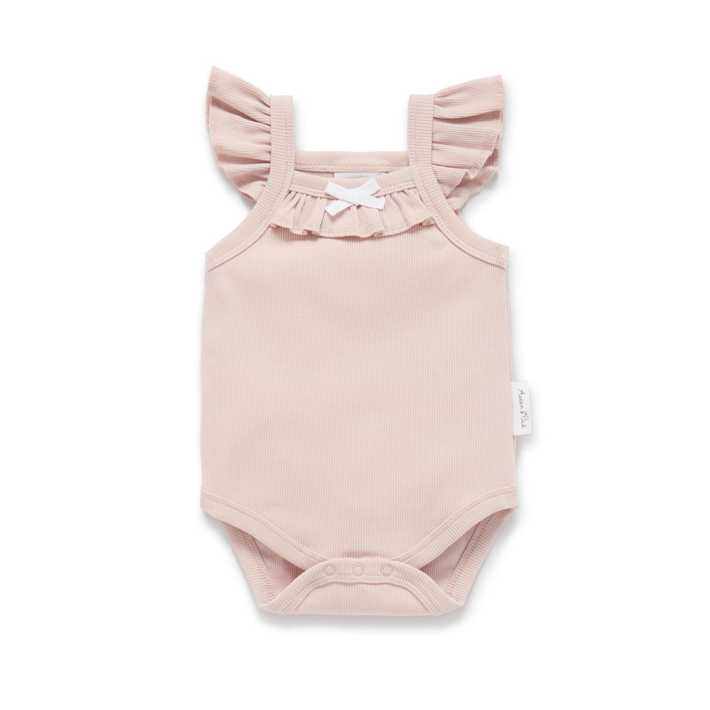 Aster & Oak Pink Rib Singlet Onesie