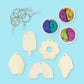 Tiger Tribe Glitter Goo Crowns - Bag Charms