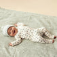 Wilson & Frenchy Organic Zipsuit with Feet Twilight Leaf