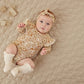 Aster & Oak Bailey Floral Flutter Onesie