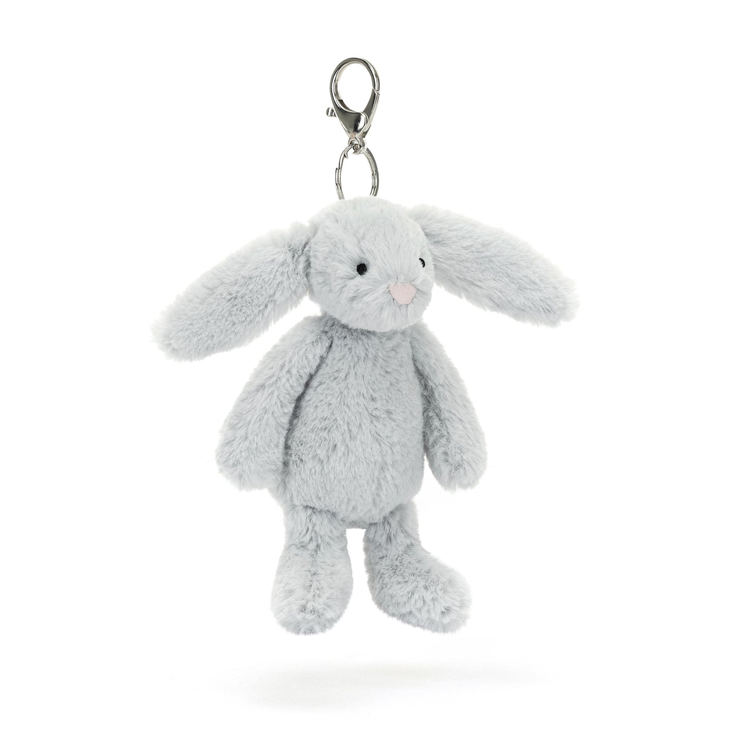 Jellycat Bashful Silver Bunny Bag Charm