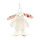 Jellycat Blossom Cream Bunny Berry Bag Charm