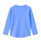 Milky Blue Henley Long Sleeve Tee