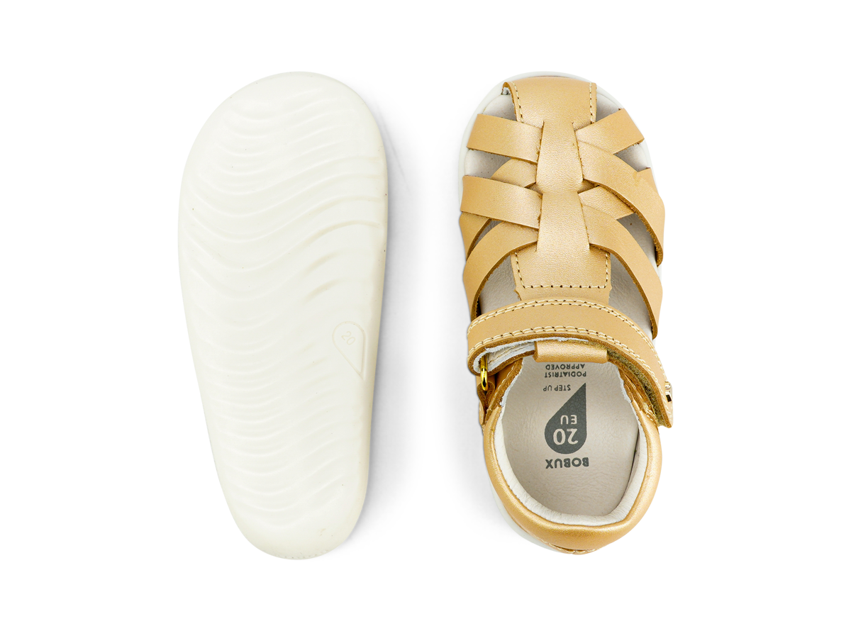 Bobux Step Up Tropicana II Pale Gold