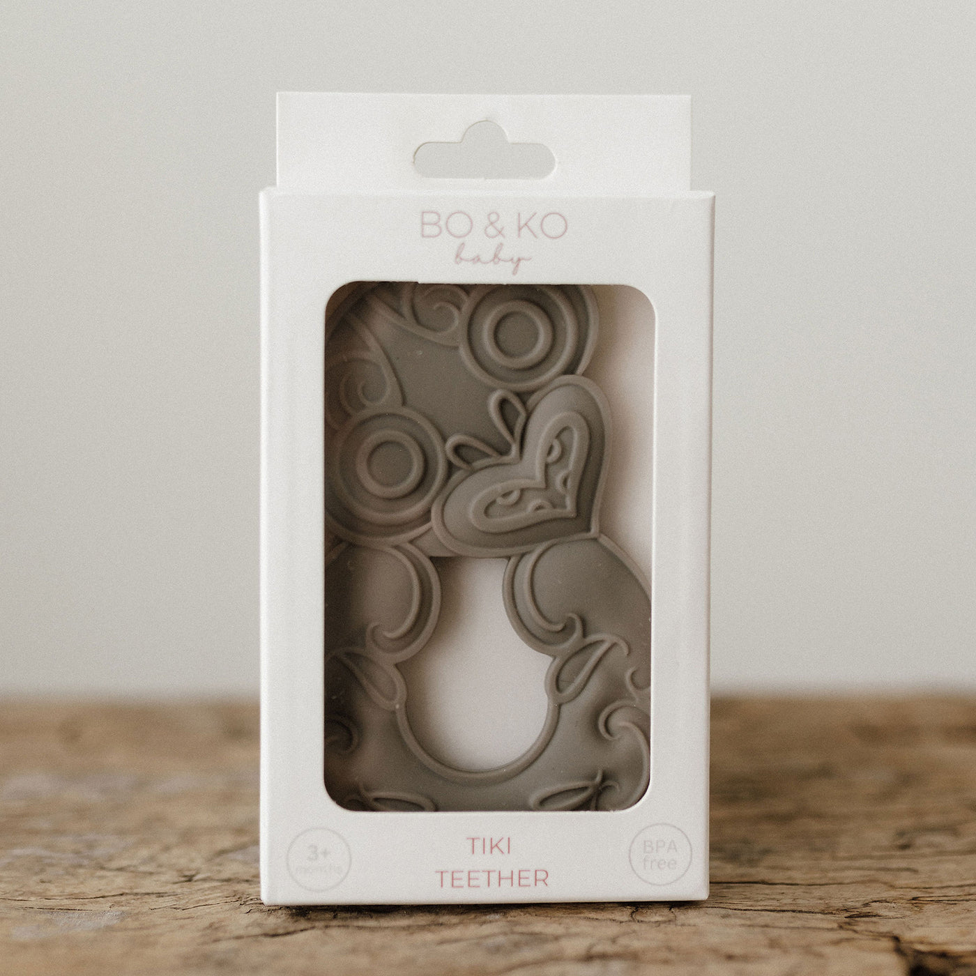 Bo & Ko Tiki Teether Olive