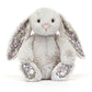 Jellycat Blossom Silver Bunny Bloom Medium