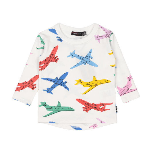 Rock Your Baby Big Jet Long Sleeve Tee