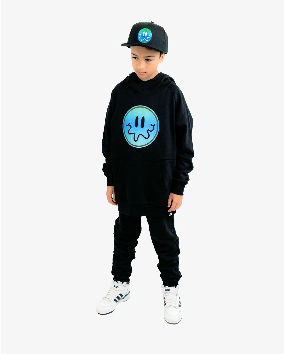 Band of Boys Fleece Trackies Black