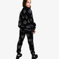 The Girl Club Flower Heart Crew Black