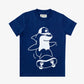 Band of Boys Blue Shark Skate Tee