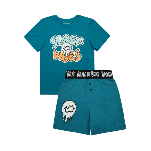 Band of Boys Blue Sleep Vibes Pyjamas