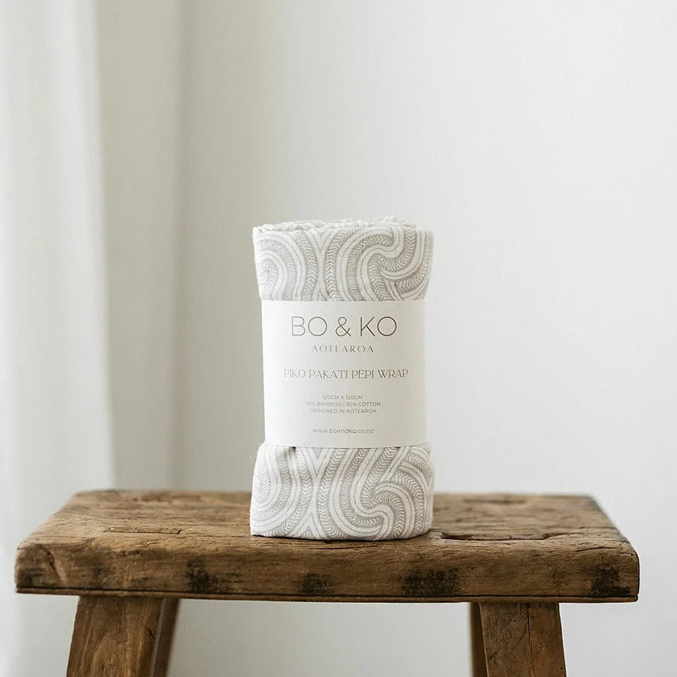 Bo & Ko Piko Pakati Wrap Grey