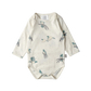 Babu Organic Cotton Long Sleeve Bodysuit Kererū