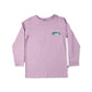 Hello Stranger Long Sleeve Tee Grape