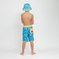 Hello Stranger Rad Long Board Short Green