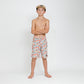 Hello Stranger Tropics Long Board Short Tan Floral