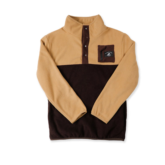 Hello Stranger Adventure Fleece Brown Black