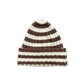 Grown Organic Striped Pixie Rib Beanie Espresso