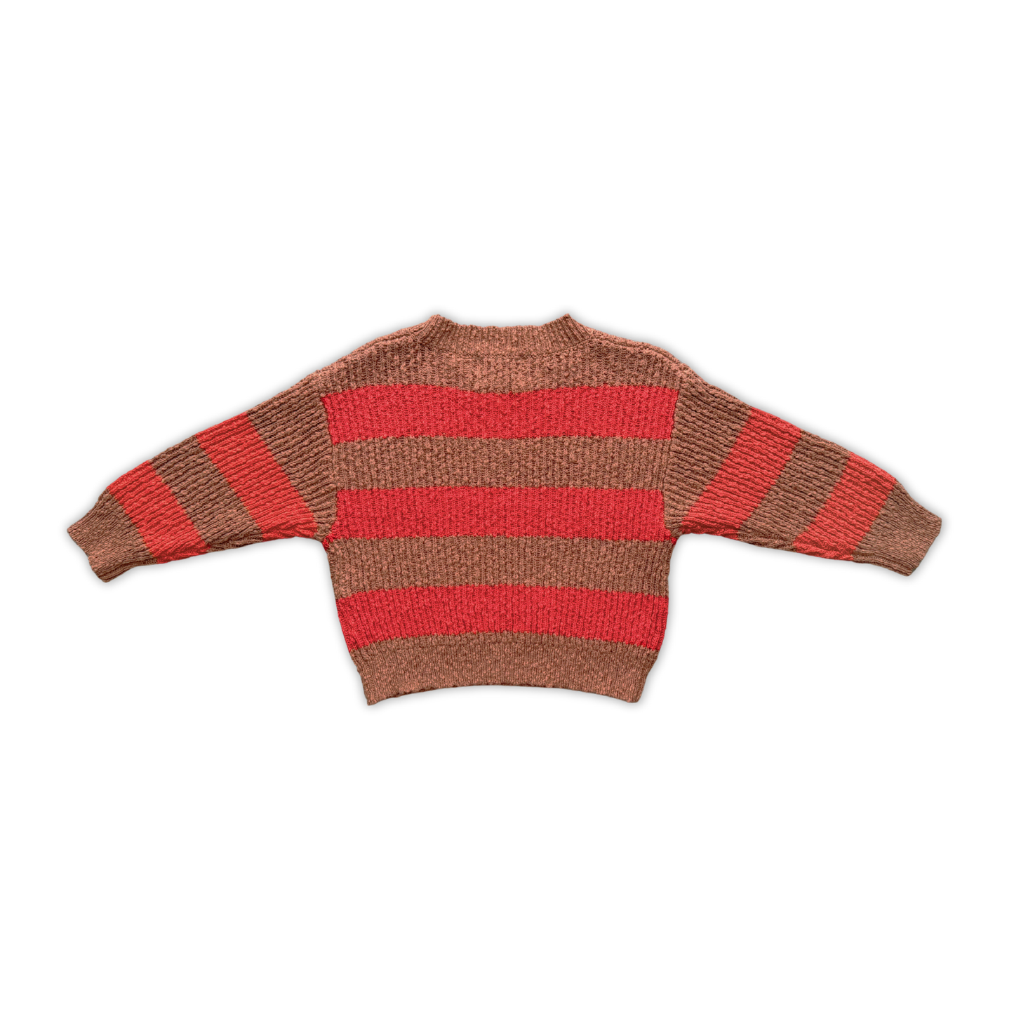 Grown Organic Textured Rib Pull Over Earth & Sauce