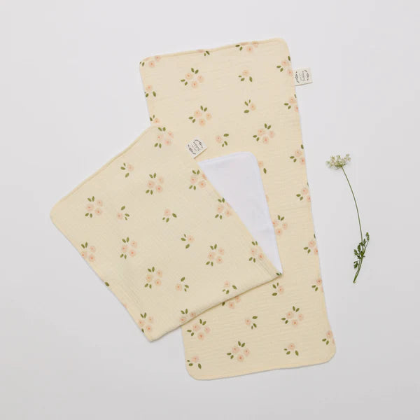 Over the Dandelions Burp Cloths Set of 2 Daisy