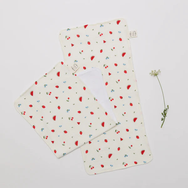 Over the Dandelions Burp Cloth Set of 2 Sweet Pickings