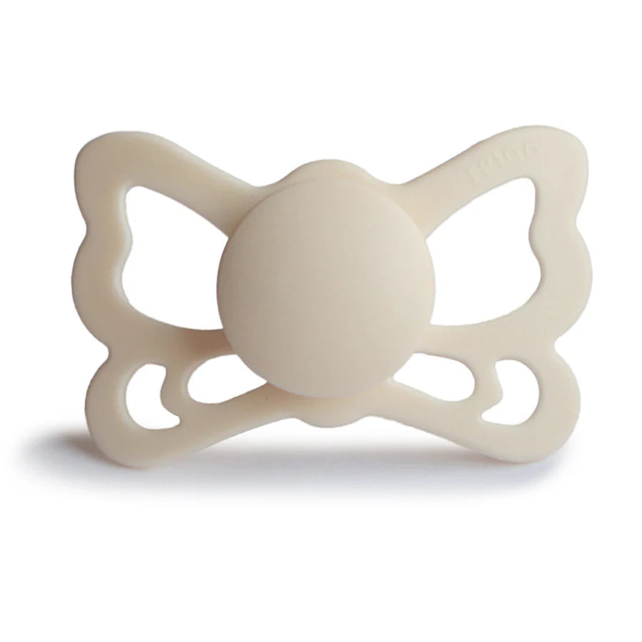 Frigg Anatomical Butterfly Silicone Pacifiers Cream