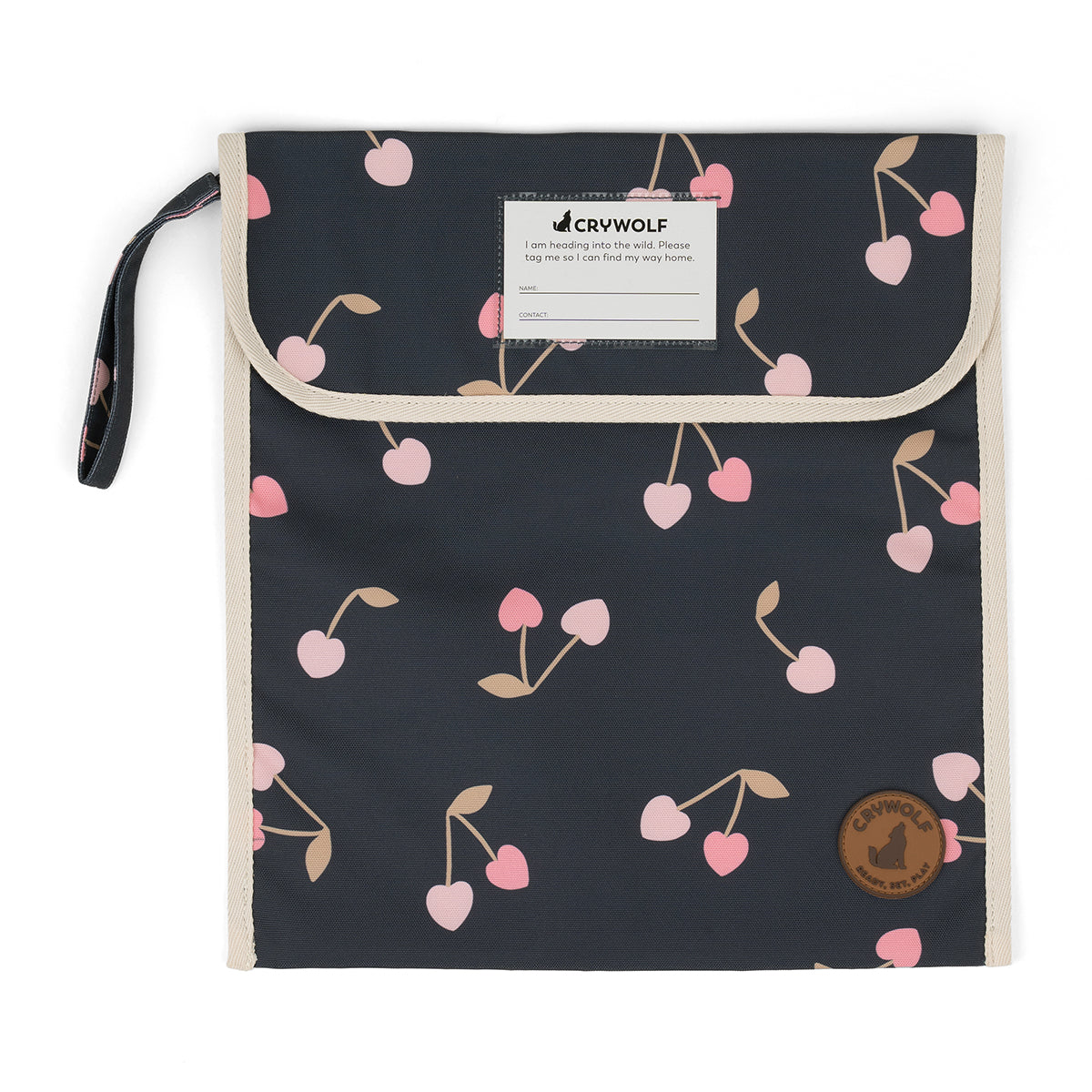 Crywolf Book Bag Cherry Hearts