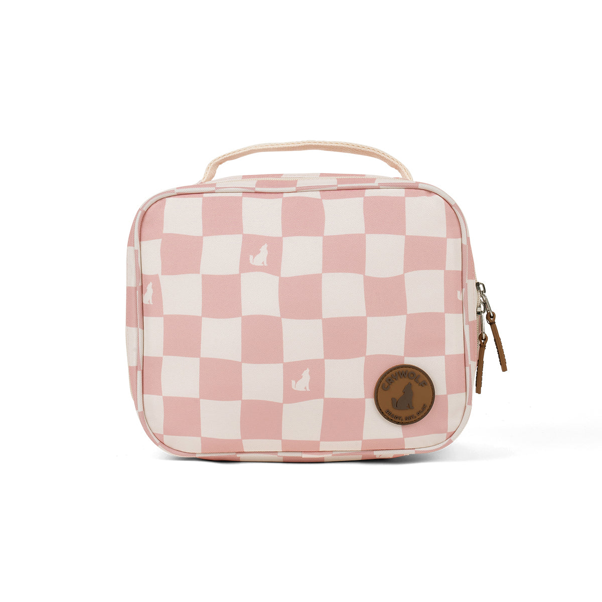 Crywolf Everyday Lunch Bag Pink Check