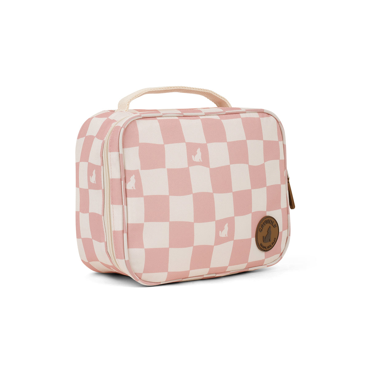 Crywolf Everyday Lunch Bag Pink Check
