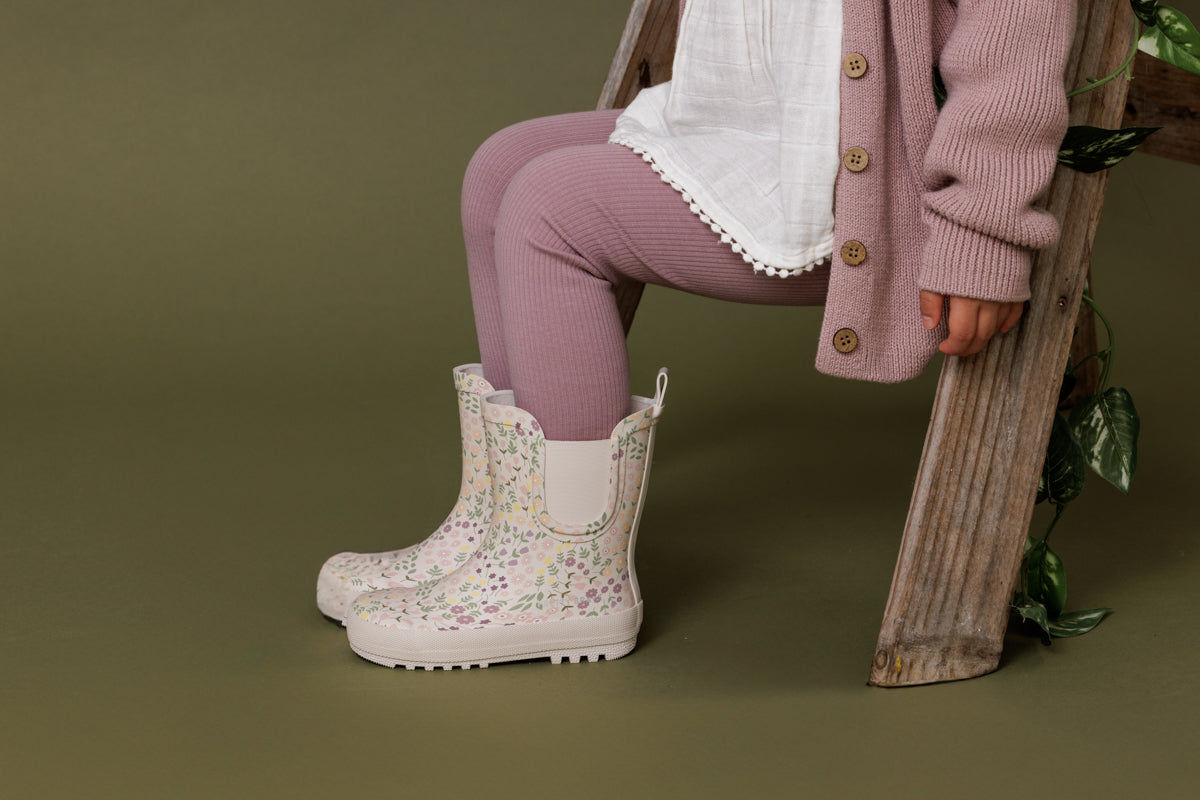 Pretty Brave Puddle Boot Secret Garden