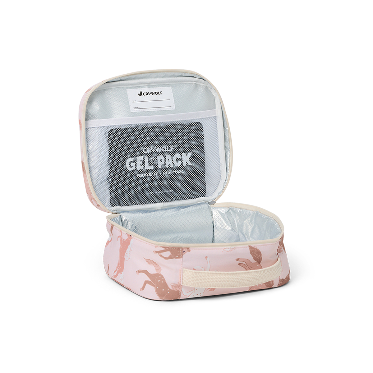 Crywolf Everyday Lunch Bag Blush Ponies
