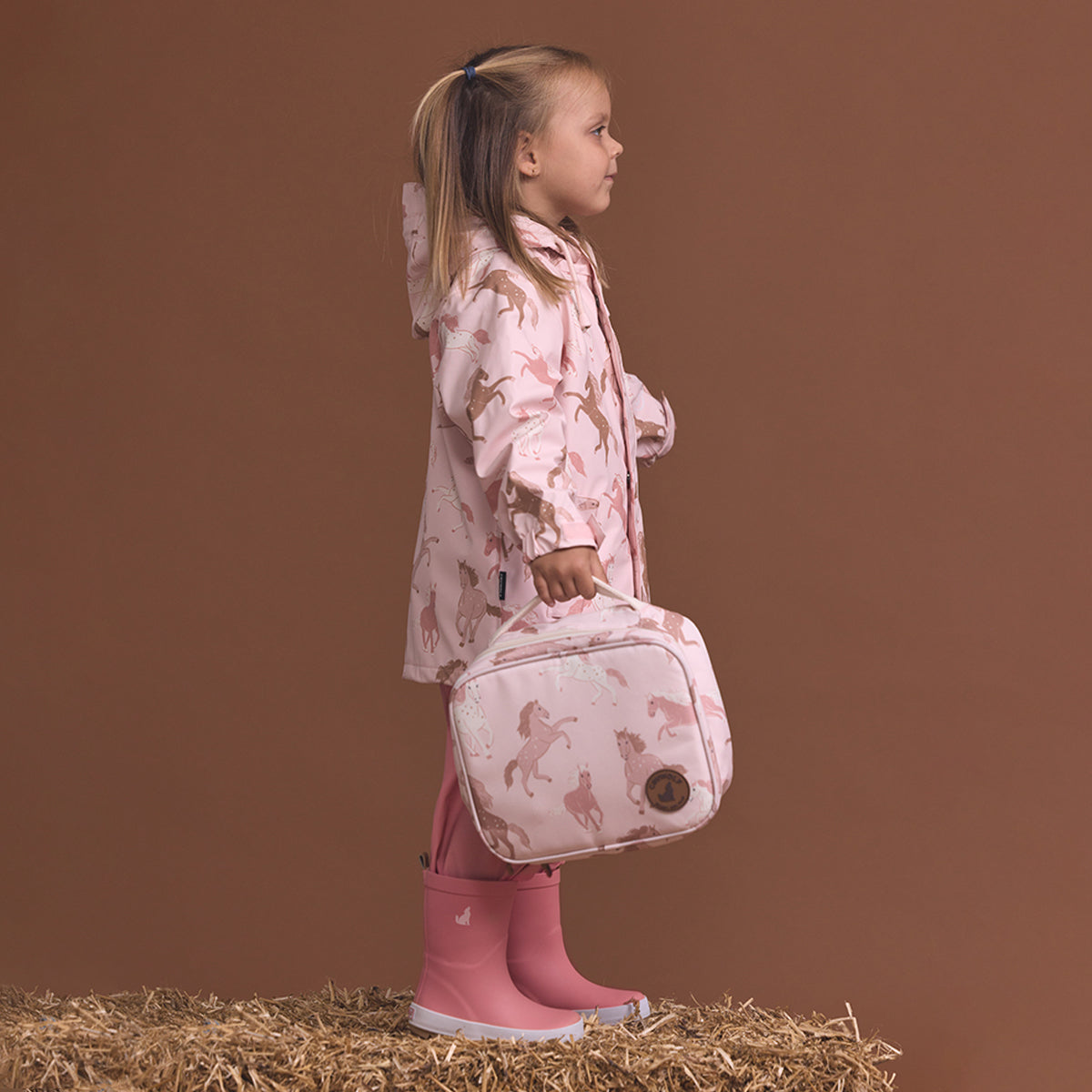 Crywolf Everyday Lunch Bag Blush Ponies